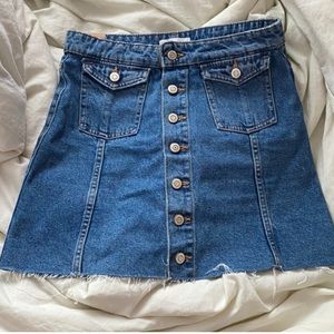 Zara denim skirt